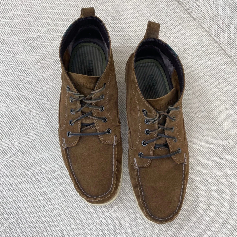 Eastland Seneca Mens 12D Brown Suede‎ Moc Toe Chukka Ankle Boots 4528-40D